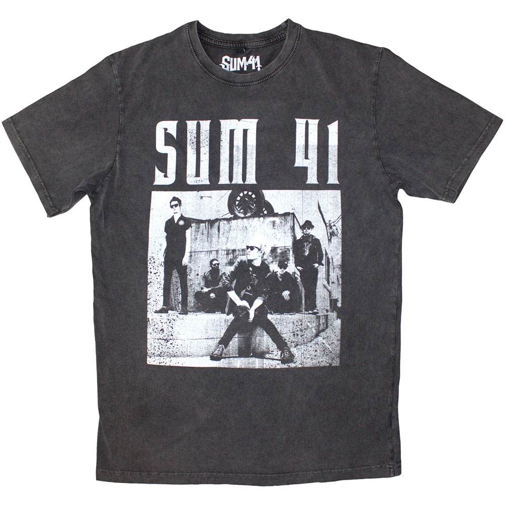 Sum 41 - Box Photo Heren Tshirt - Grijs